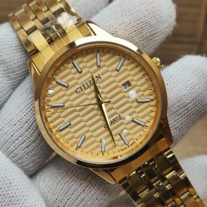 Citizen date chain watch with Japanese machine